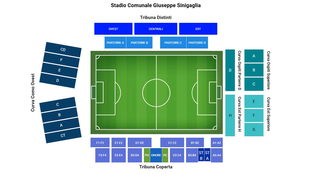 Plan Stadio Giuseppe Sinigaglia